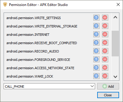 Permission Editor