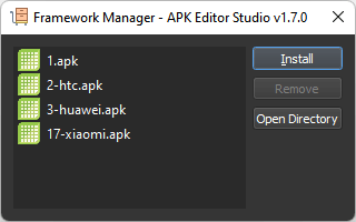 Framework Manager